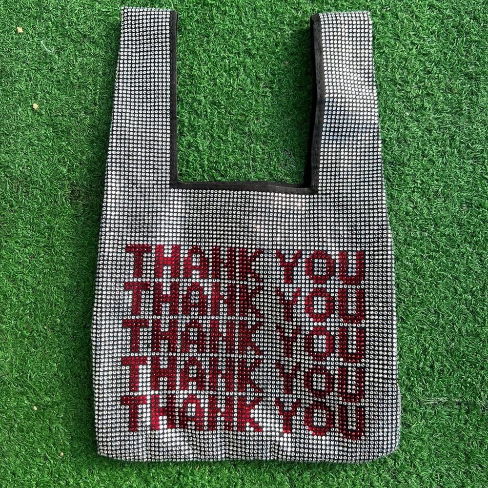 Thank You Rhinestone Bag
